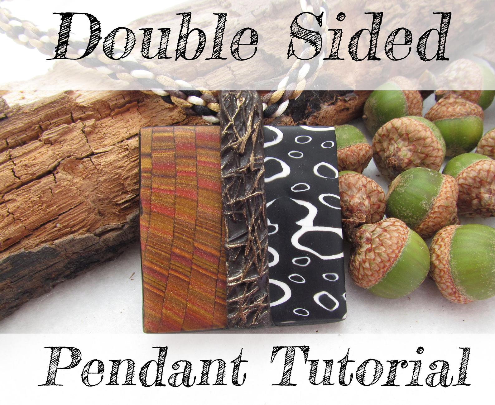 Double Sided Polymer Clay Pendant Video Tutorial