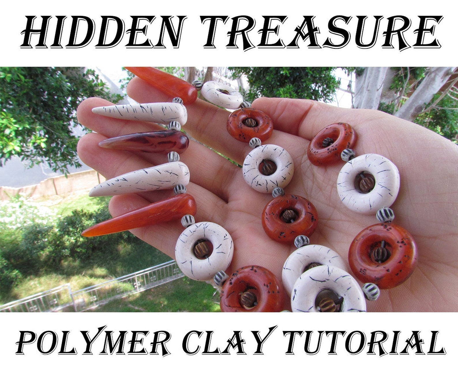 Faux Amber & Bone Polymer Clay Video Tutorial