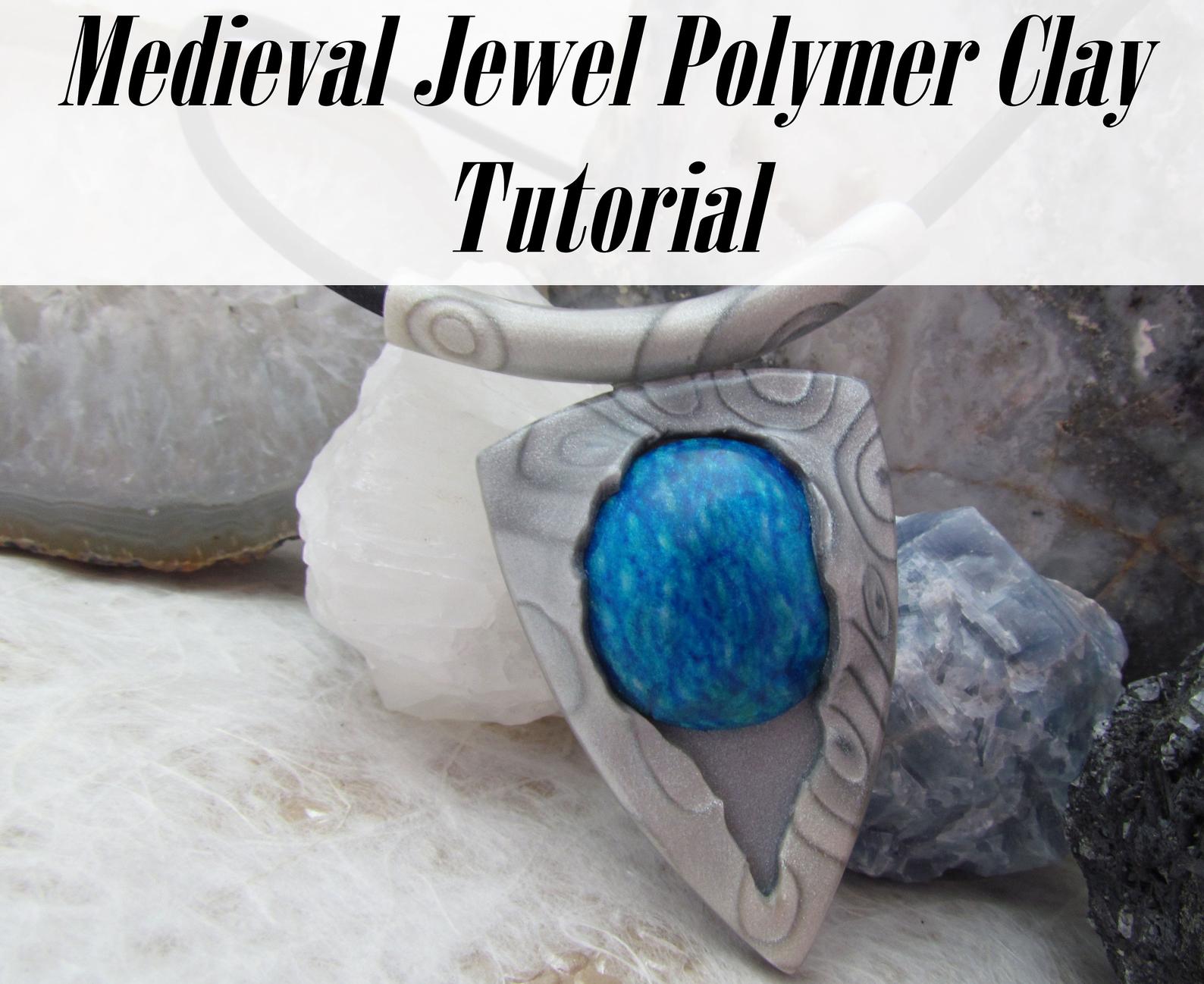 Medieval Jewel Polymer Clay Video Tutorial