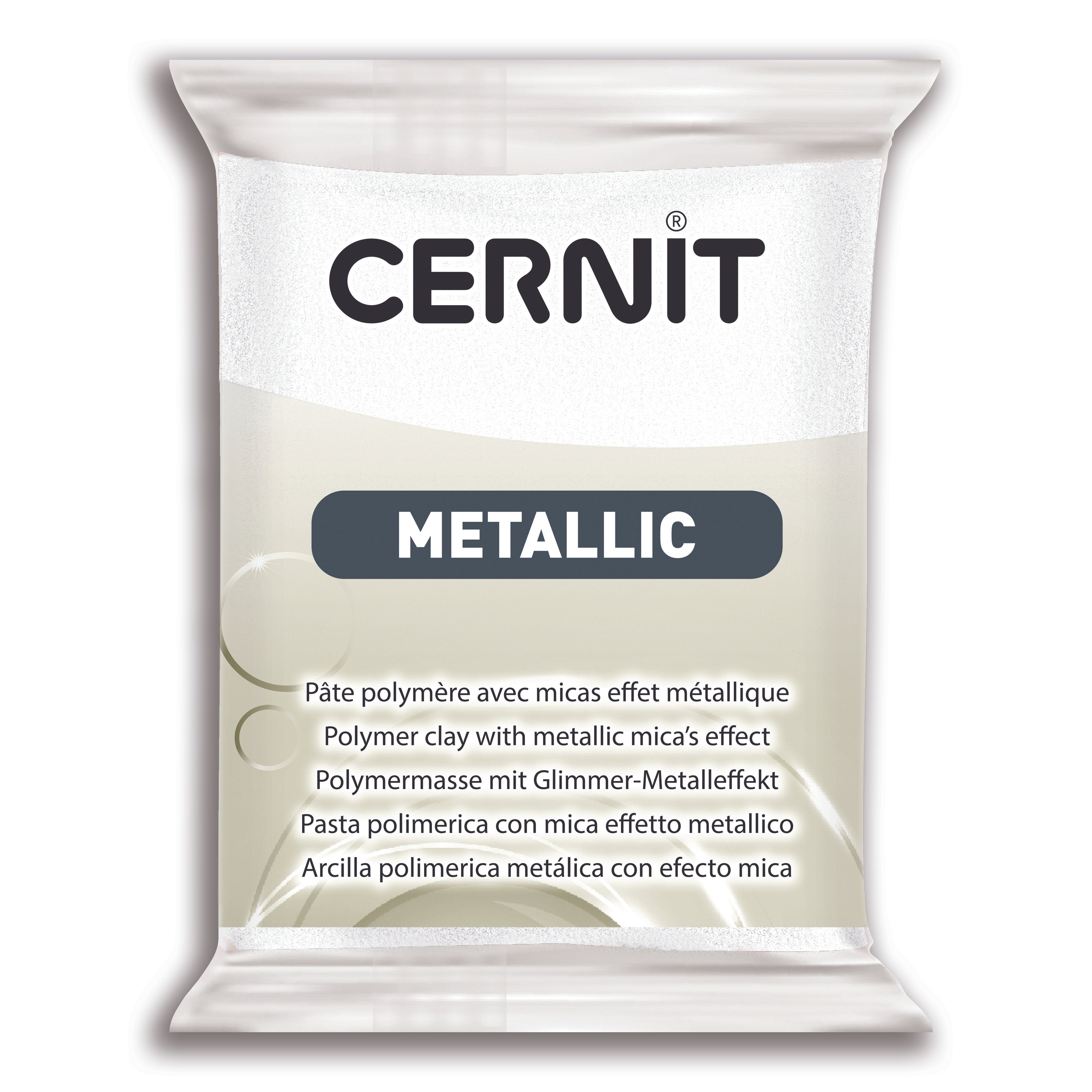 Cernit Metallic - Pearl White, 2 oz