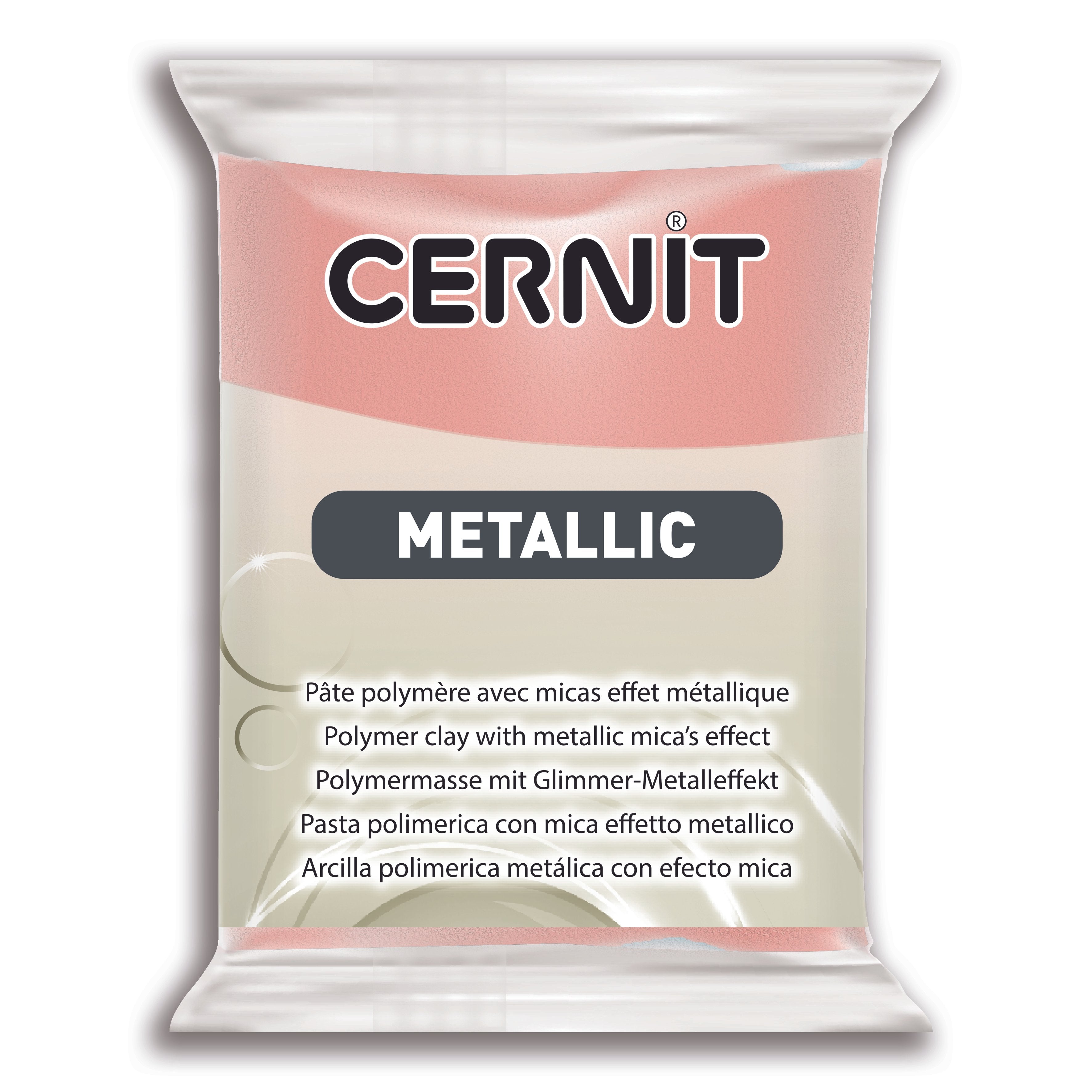 Cernit Metallic - Pink Gold, 2 oz