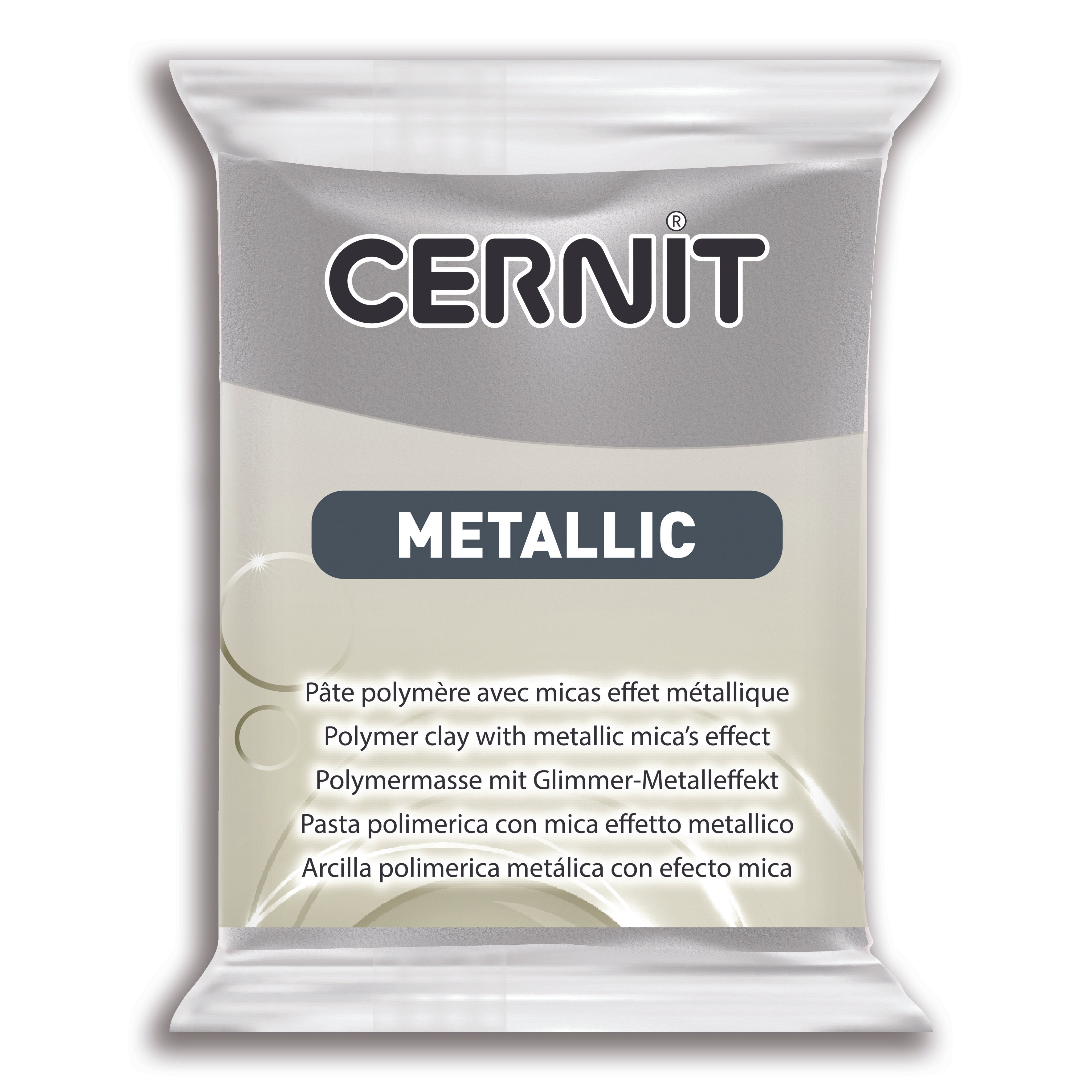 Cernit Metallic - Silver, 2 oz