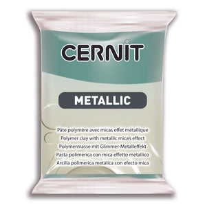 Cernit Metallic - Turquoise Gold, 2 oz
