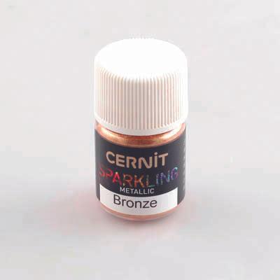 Cernit Metallic Powders - Bronze, 5g