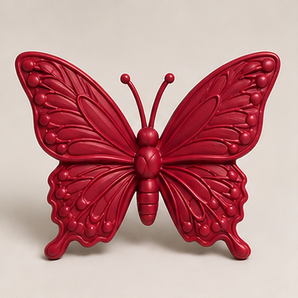 Sculpey Premo - Pomegranate, 2 oz clay butterfly render