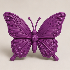 Sculpey Premo - Purple Pearl, 2 oz clay butterfly render