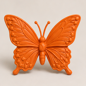 Sculpey Premo - Orange, 2 oz clay butterfly render