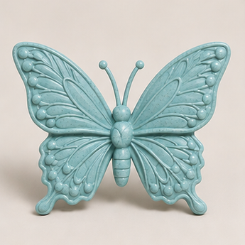 Sculpey Premo - Turquoise Granite, 2 oz clay butterfly render