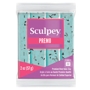 Sculpey Premo - Turquoise Granite, 2 oz