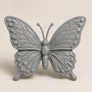 Sculpey Premo - Gray Granite, 2 oz clay butterfly render
