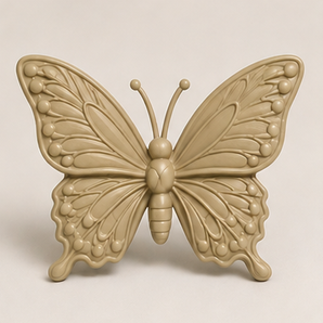 Sculpey Premo - Opal, 2 oz clay butterfly render