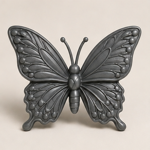 Sculpey Premo - Graphite Pearl, 2 oz clay butterfly render
