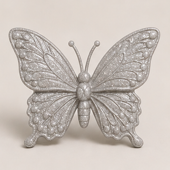Sculpey Premo - White Gold Glitter, 2 oz clay butterfly render