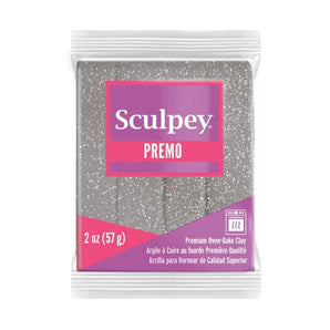 Sculpey Premo - White Gold Glitter, 2 oz