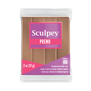 Sculpey Premo - Rose Gold Glitter, 2 oz