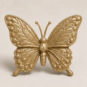 Sculpey Premo - Yellow Gold Glitter, 2 oz clay butterfly render