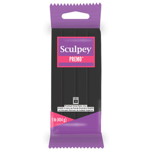 Sculpey Premo - Black, 1 lb