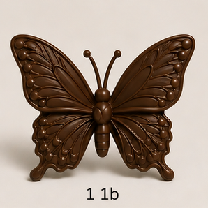 Sculpey Premo - Burnt Umber, 1 lb clay butterfly render