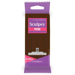 Sculpey Premo - Burnt Umber, 1 lb