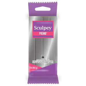 Sculpey Premo - Silver, 1 lb