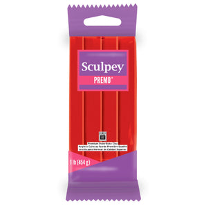 Sculpey Premo - Cadmium Red Hue, 1 lb