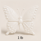 PE1_5527 White Translucent Premo butterfly