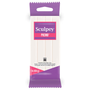 Sculpey Premo - White Translucent, 1 lb