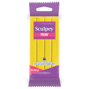 Sculpey Premo - Cadmium Yellow Hue, 1 lb