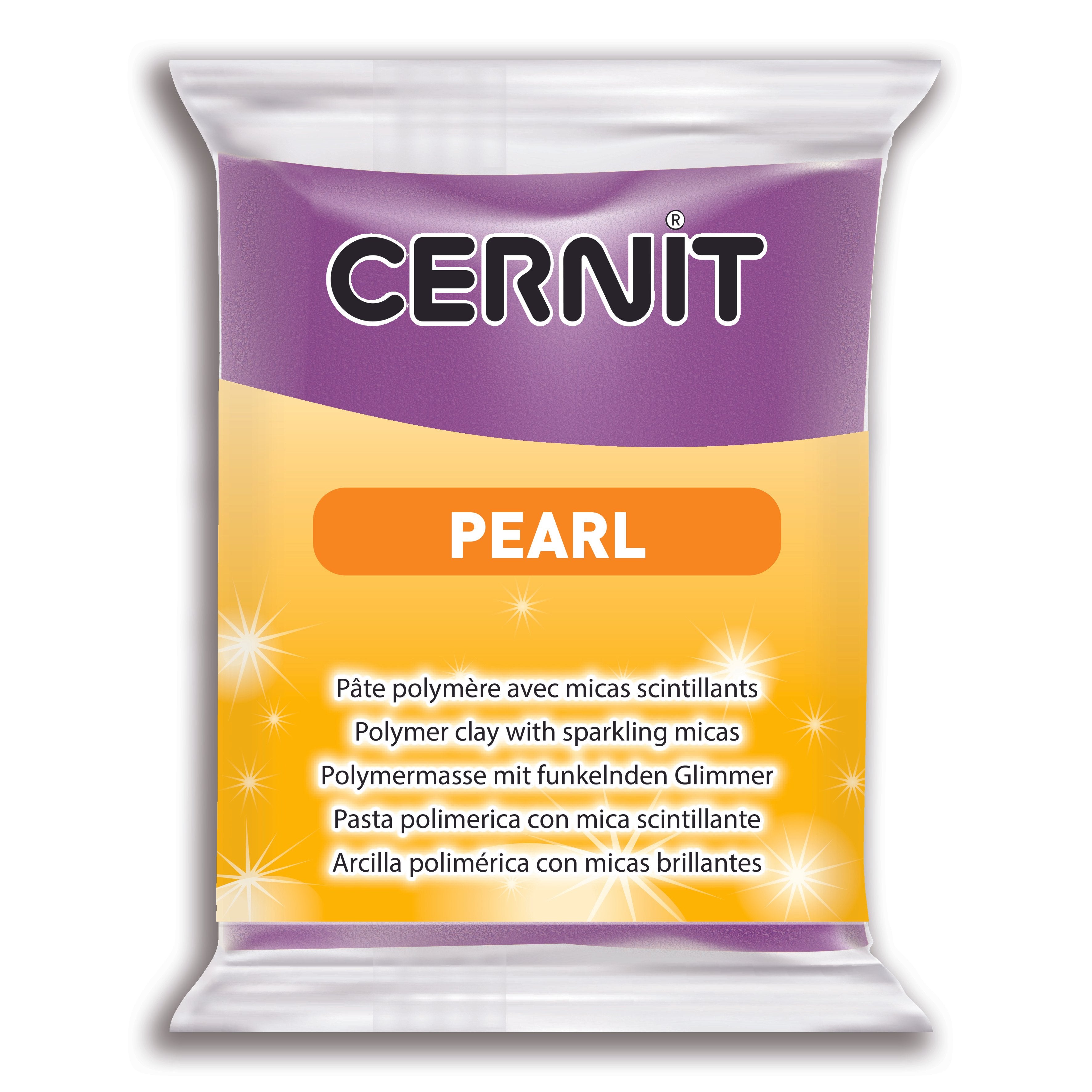 Cernit Pearl - Violet, 2 oz