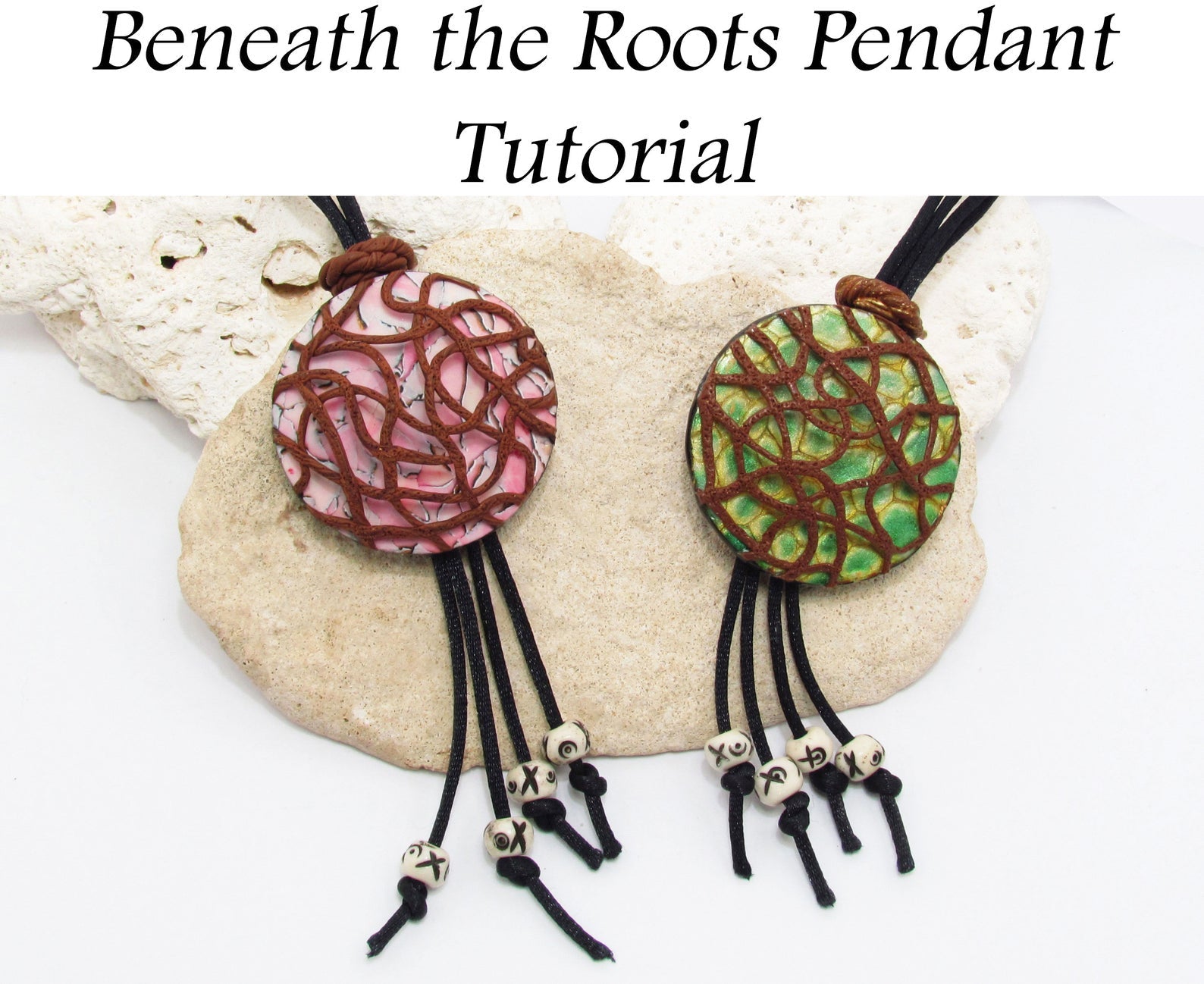 Beneath the Roots Polymer Clay Pendant Video Tutorial