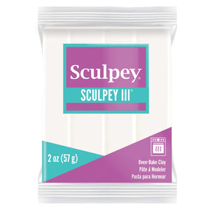 Sculpey III - White, 2 oz