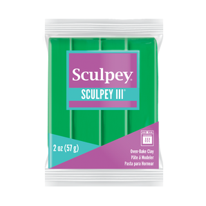 Sculpey III - Emerald, 2 oz