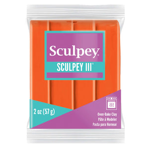 Sculpey III - Just Orange, 2 oz