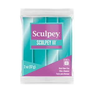 Sculpey III - Teal Pearl, 2 oz