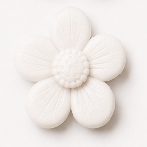Sculpey III clay flower render