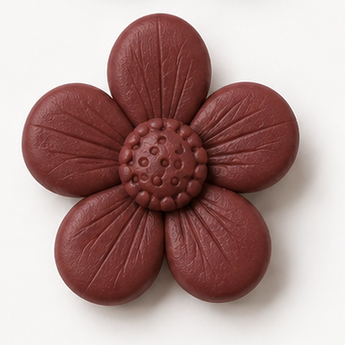 Sculpey III clay flower render
