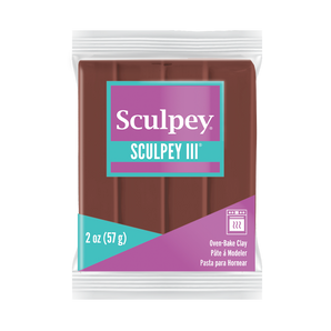 Sculpey III - Chocolate, 2 oz