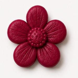 Sculpey III clay flower render