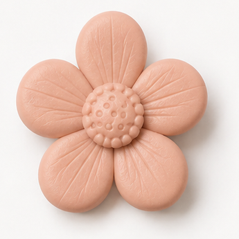 Sculpey III clay flower render