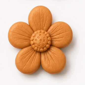 Sculpey III clay flower render
