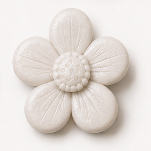 Sculpey III clay flower render