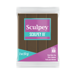 Sculpey III - Suede Brown, 2 oz