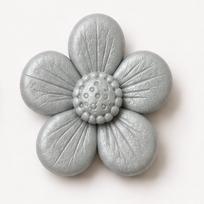 Sculpey III clay flower render