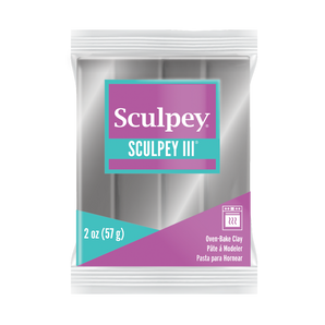 Sculpey III - Silver, 2 oz