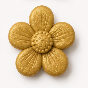 Sculpey III clay flower render
