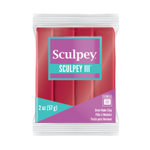 Sculpey III - Deep Red Pearl, 2 oz