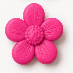 Sculpey III clay flower render