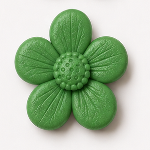 Sculpey III clay flower render