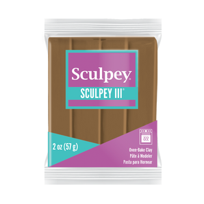 Sculpey III - Hazelnut, 2 oz