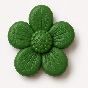 Sculpey III clay flower render